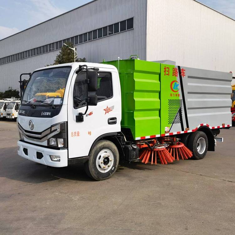 东风5方工地洒水清扫车扫地车 程力威牌CLW5071TSL6扫路车